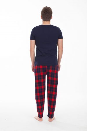 Moda Clubu Kırmızı Lacivert King & Queen Çift Pijama Takımı