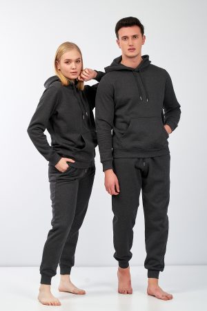 Moda Clubu Çift Siyah Eşofman Takımı