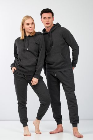 Moda Clubu Çift Siyah Eşofman Takımı