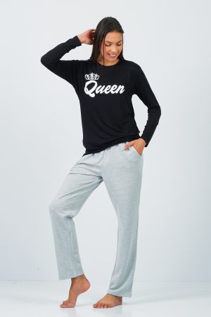 Moda Clubu Pijama Takımı Queen – Kadın