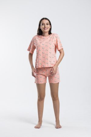 Moda Clubu Şortlu Pijama Takımı – Unicorn Desenli